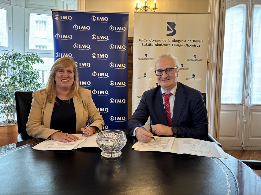 IMQ y el Colegio de la Abogacía de Bizkaia renuevan su convenio para reforzar la salud de más de 9.000 profesionales y sus familias